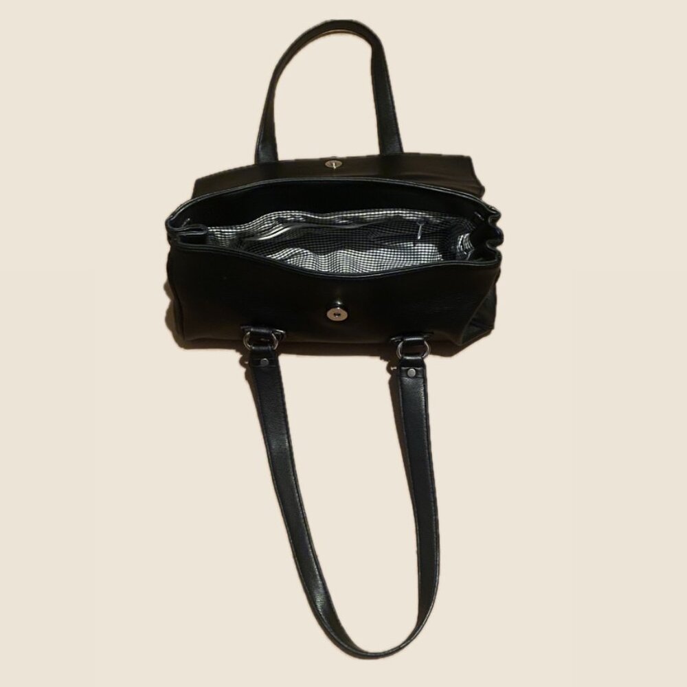 Vintage LSU Leather Shoulder Bag